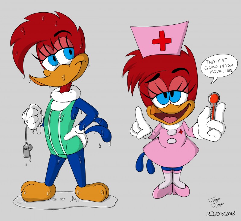 winnie woodpecker (the woody woodpecker show and etc) created by jumpjump
