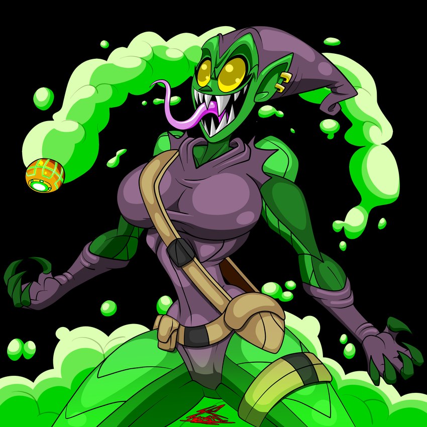 green goblin (marvel) created by therizkpiecraft