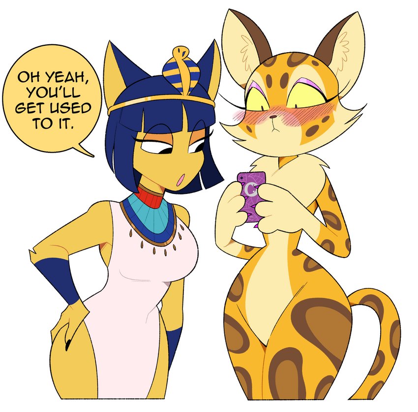 ankha and clawroline (kirby and the forgotten land and etc) created by idolomantises