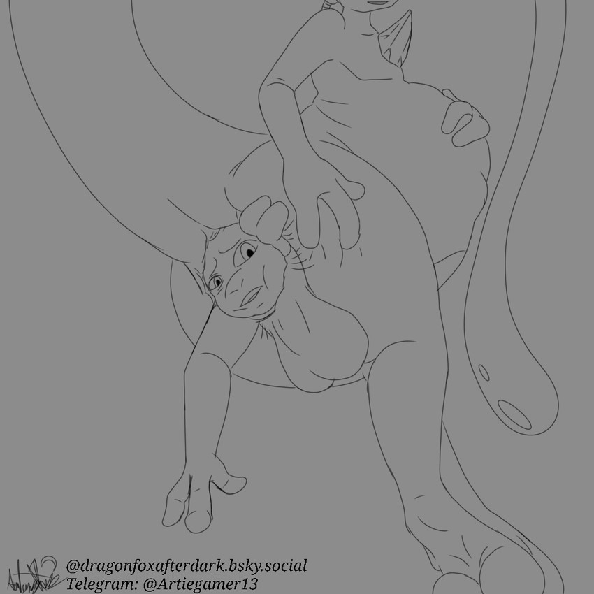 ganymede two and umbriel two (pokken tournament and etc) created by fledgedragonfox