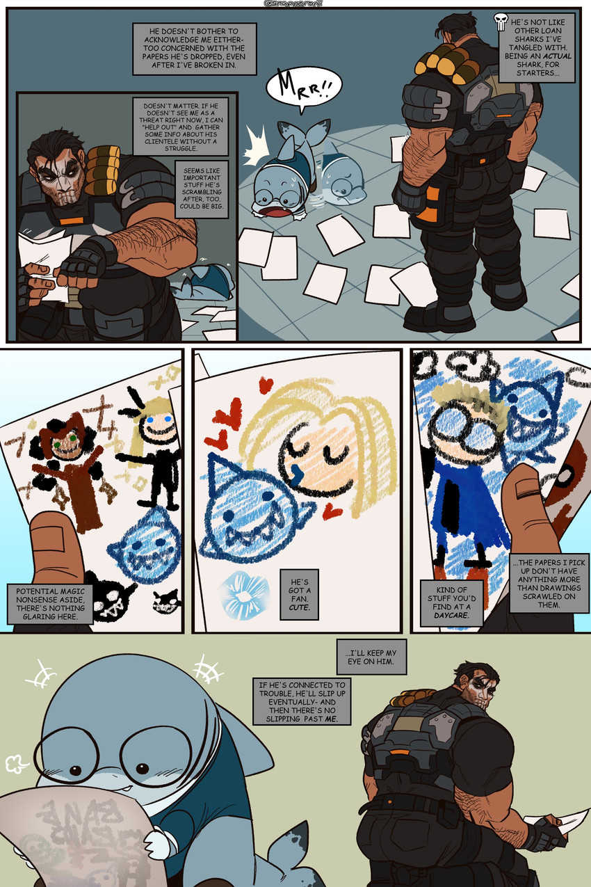 frank castle, jeff the land shark, wanda maximoff, peter quill, emma frost, and etc (guardians of the galaxy and etc) created by snapperoni