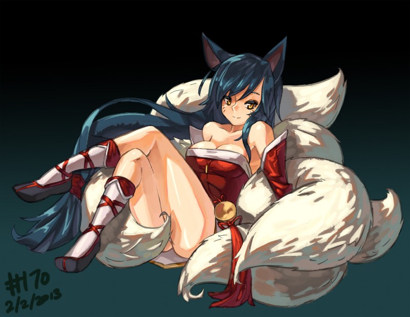 ahri (league of legends and etc) created by junkpuyo