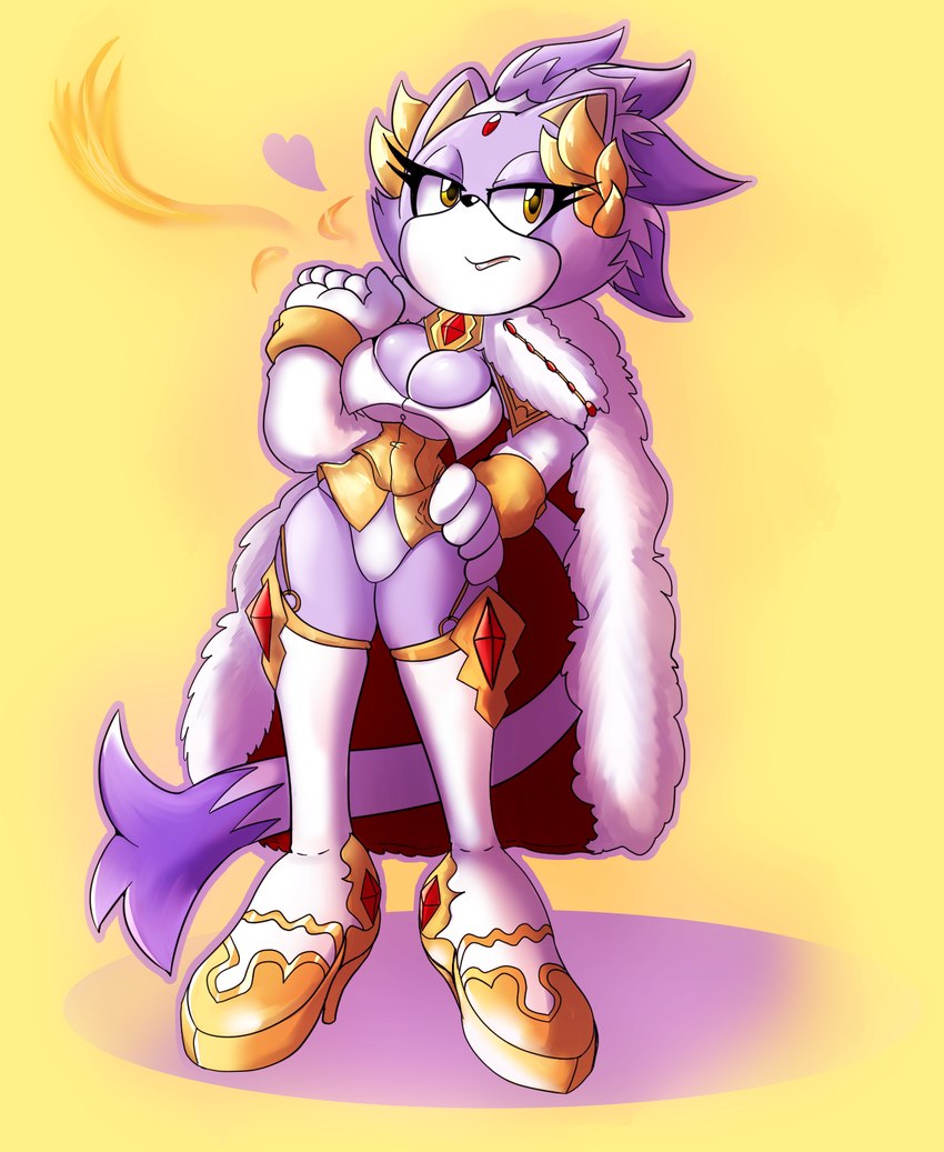 blaze the cat (sonic the hedgehog (series) and etc) created by solratic