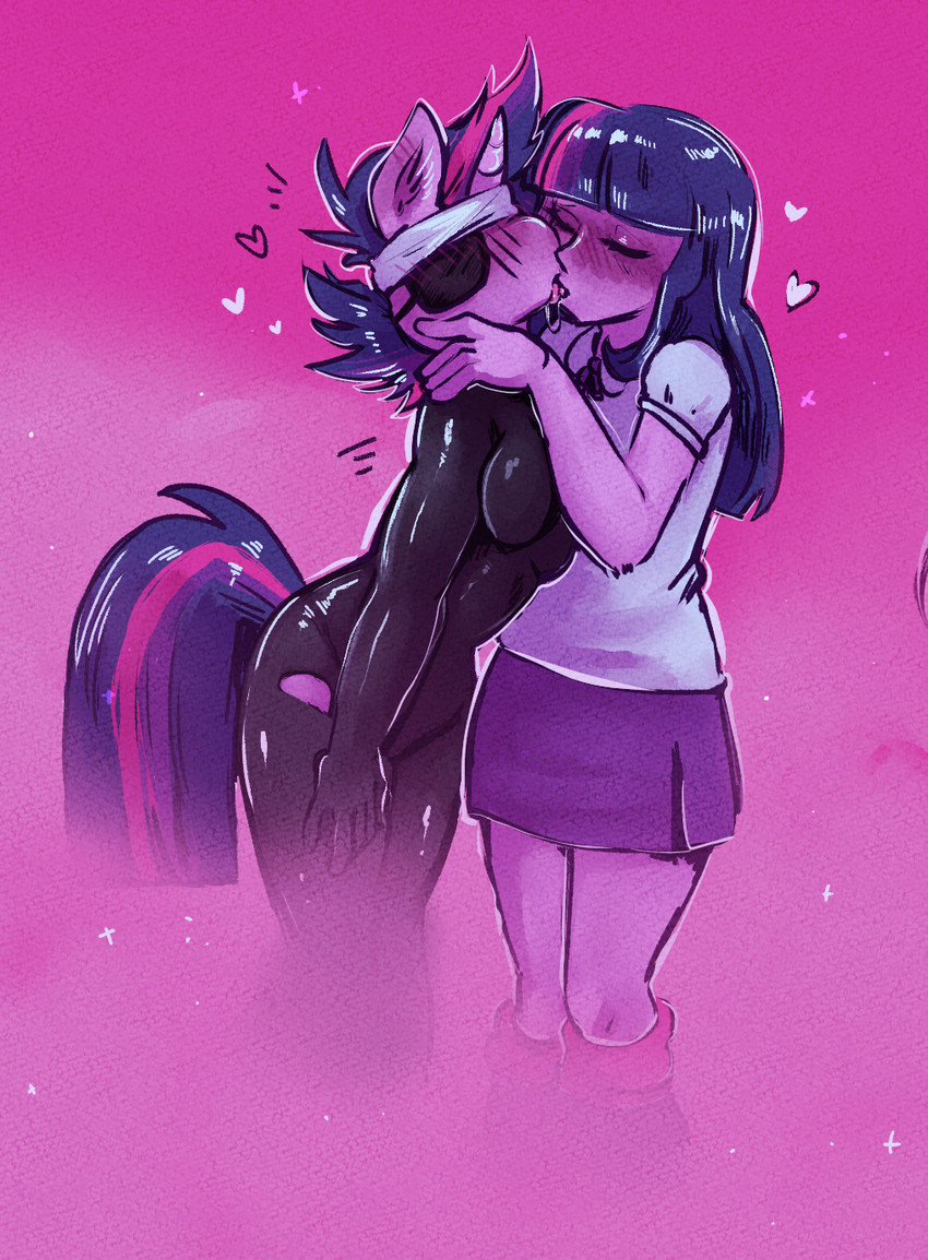 twilight sparkle and twilight sparkle (friendship is magic and etc) created by currentlytr ash