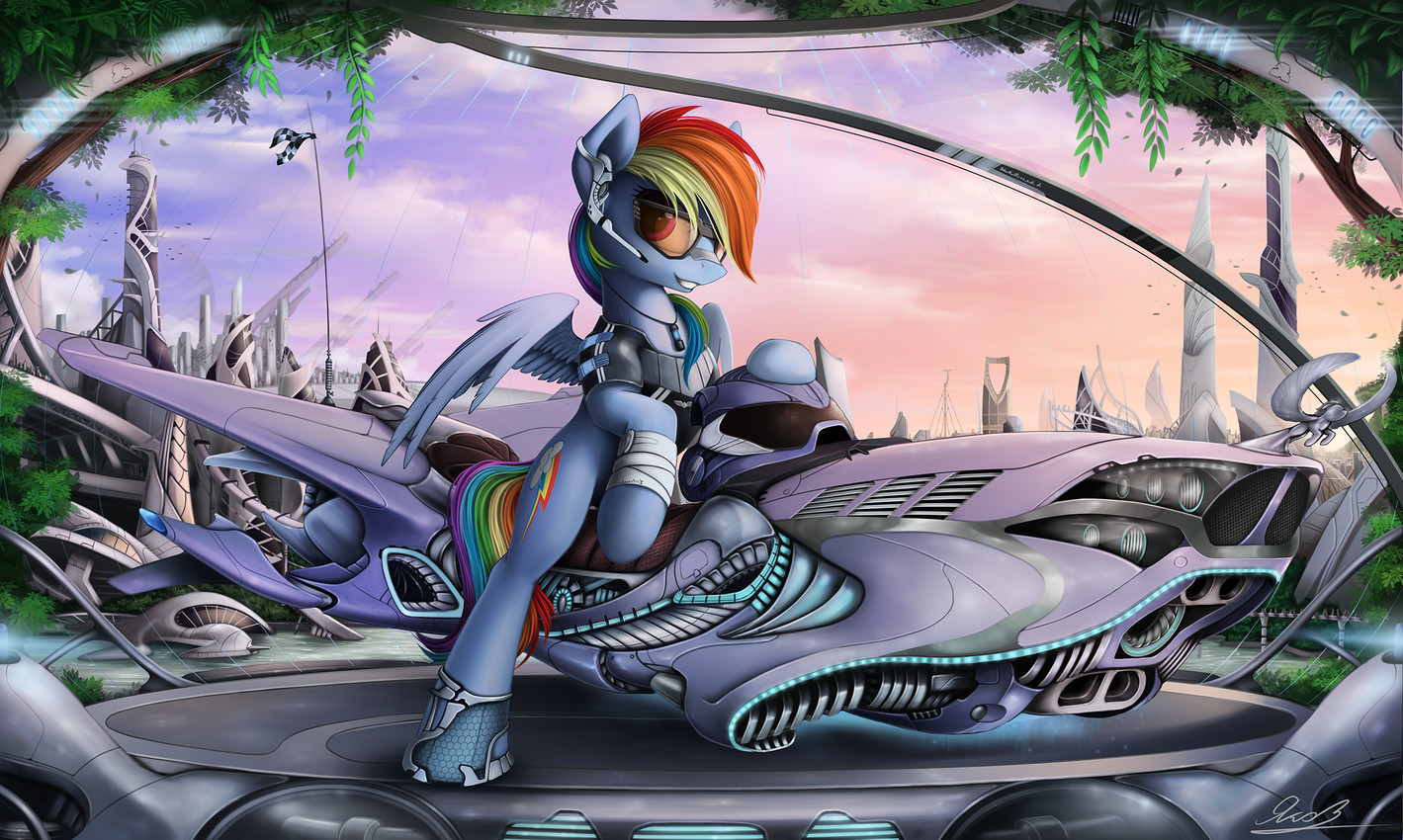 rainbow dash (friendship is magic and etc) created by yakovlev-vad