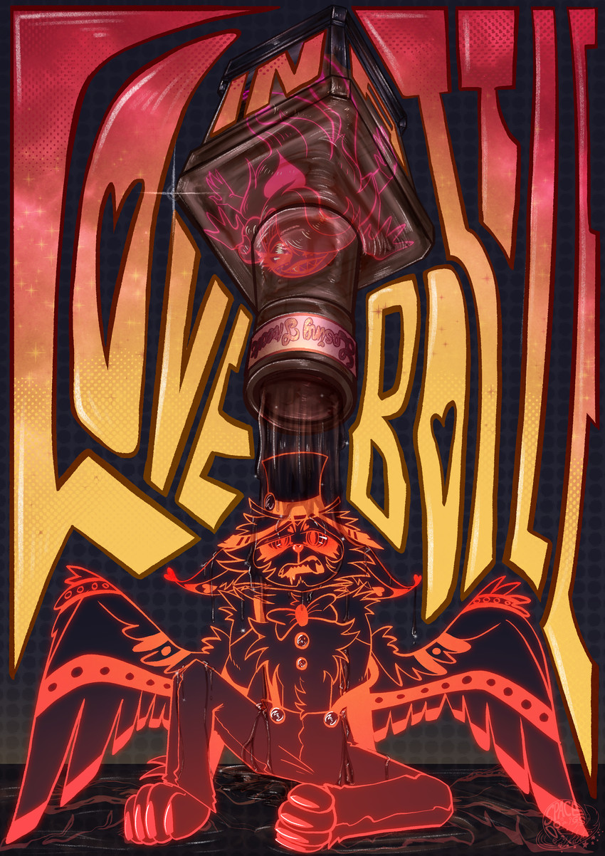 angel dust and husk (hazbin hotel and etc) created by starseeker