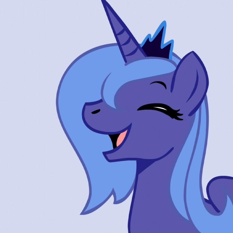 princess luna (friendship is magic and etc) created by megasweet