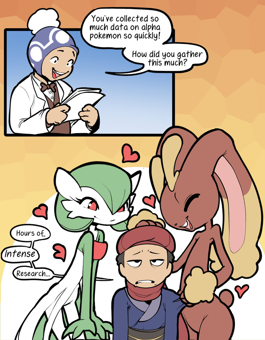 professor laventon and rei (pokemon legends arceus and etc) created by itsunknownanon
