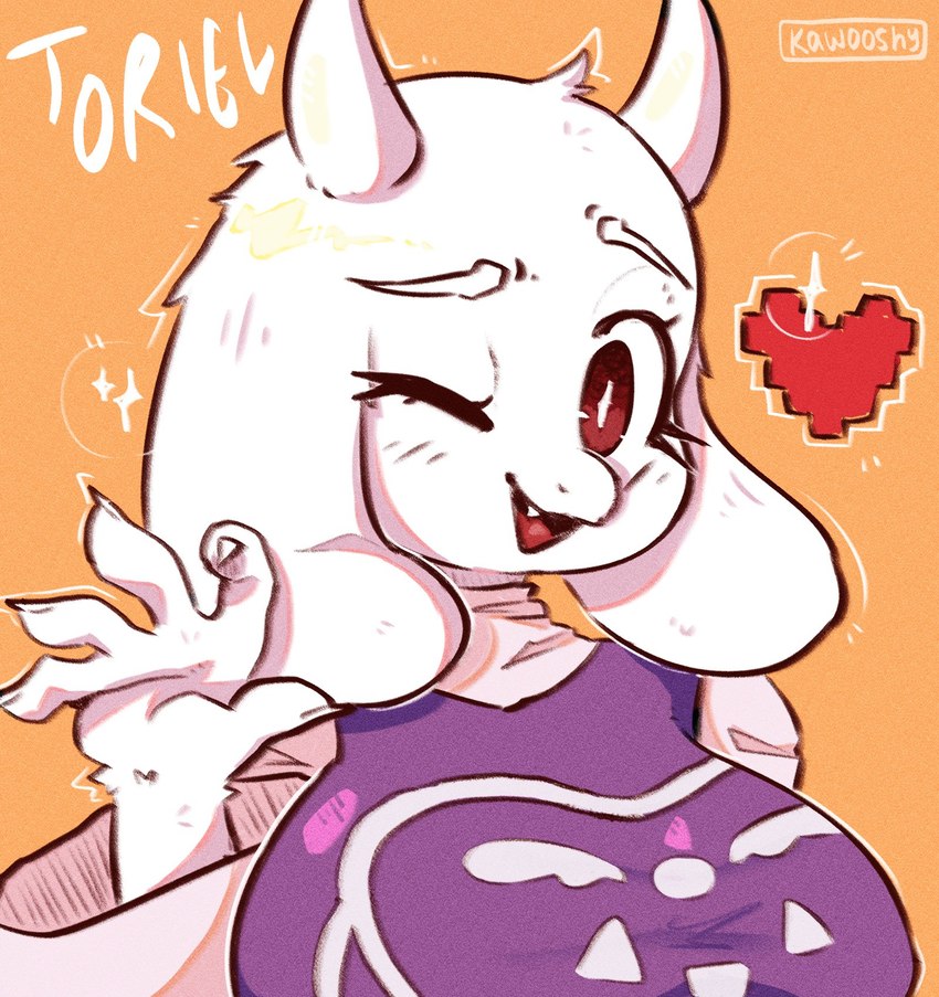 toriel (undertale (series)) created by kawo oshy