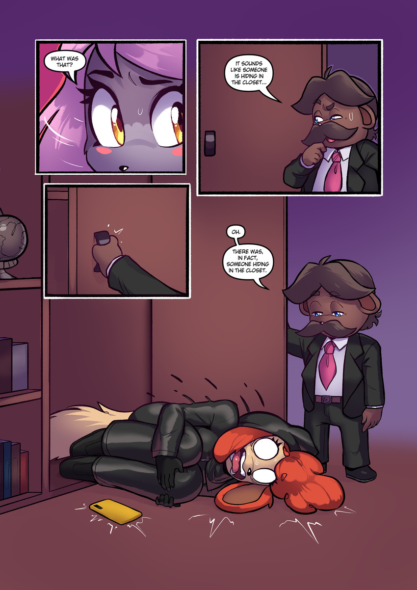 helene marilyn, maurice, and pepper page created by jamoart