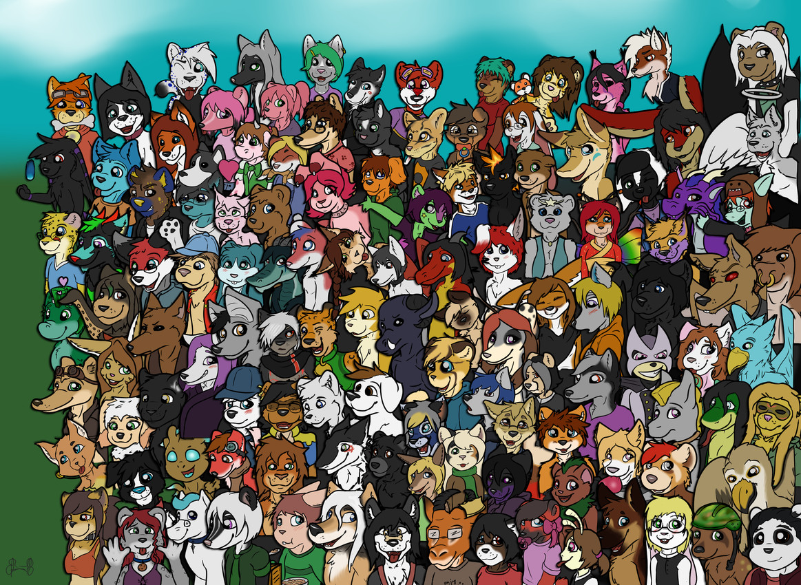 chelsea chamberlain, maxamilion the fox, greenreaper, domo-kun, walabi, and etc (fire island entertainment and etc) created by moucchiato