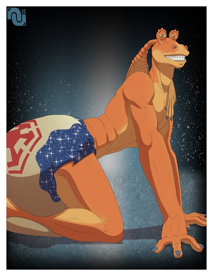 jar jar binks (star wars) created by nenanauso