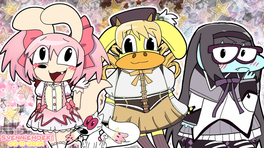 filburt shellbach, madoka kaname, heffer wolfe, homura akemi, mami tomoe, and etc (puella magi madoka magica and etc) created by svenniehoek