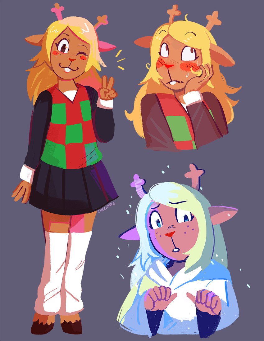 noelle holiday (undertale (series) and etc) created by cherivinca