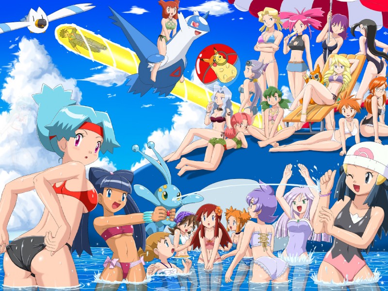 tiffany, brigette, lizabeth, flannery, lorelei, and etc (pokemon colosseum and etc) created by pokemoa