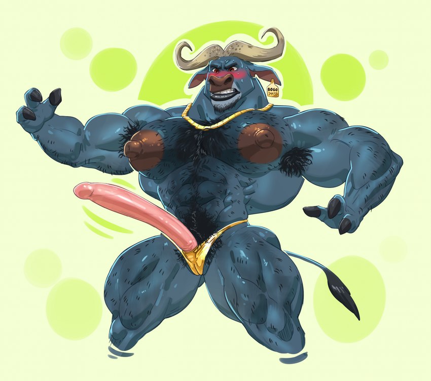 chief bogo (zootopia and etc) created by lotolotl