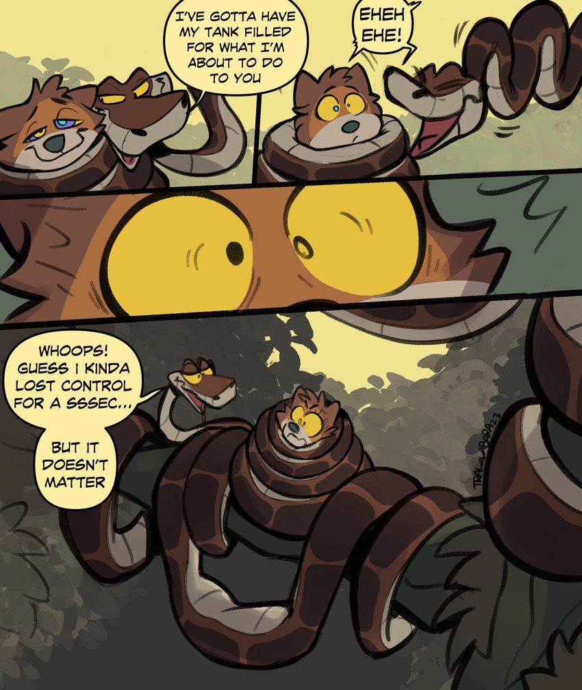 kaa and tralalabara (the jungle book) created by haps