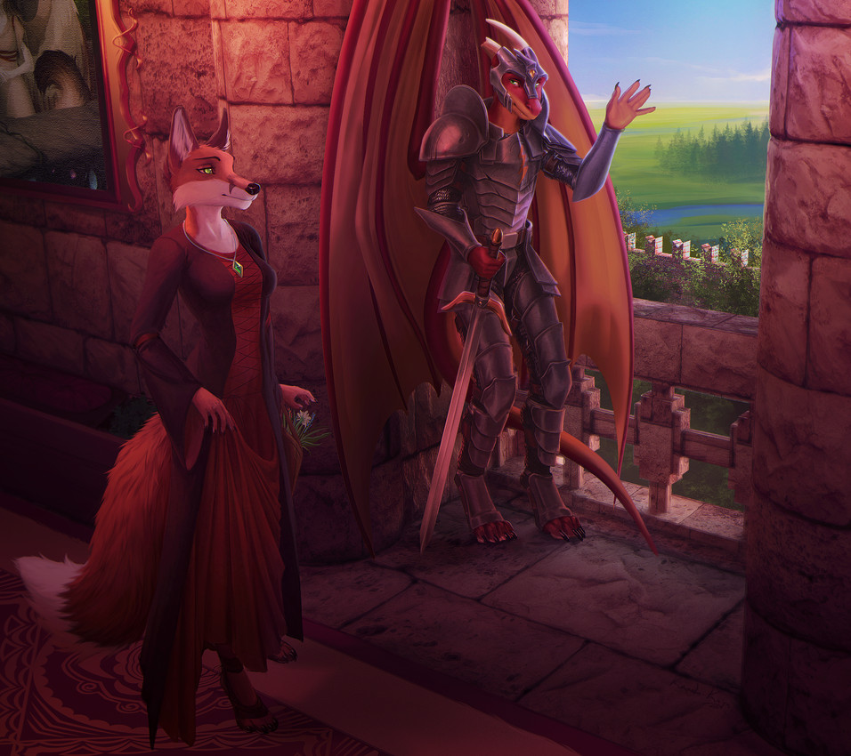 arix and silva vernalis (european mythology and etc) created by kirena-kaya