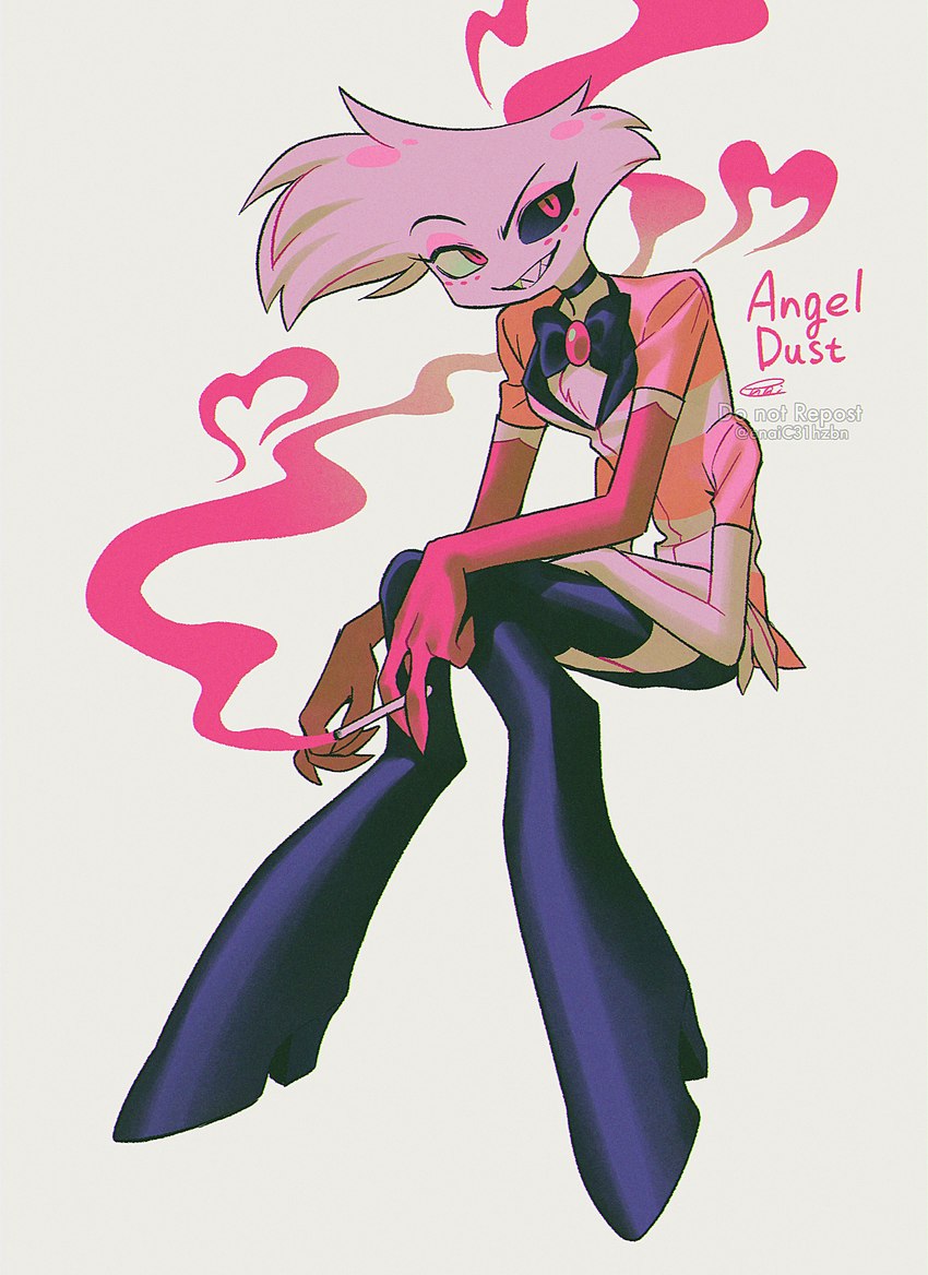 angel dust (hazbin hotel) created by enaic31