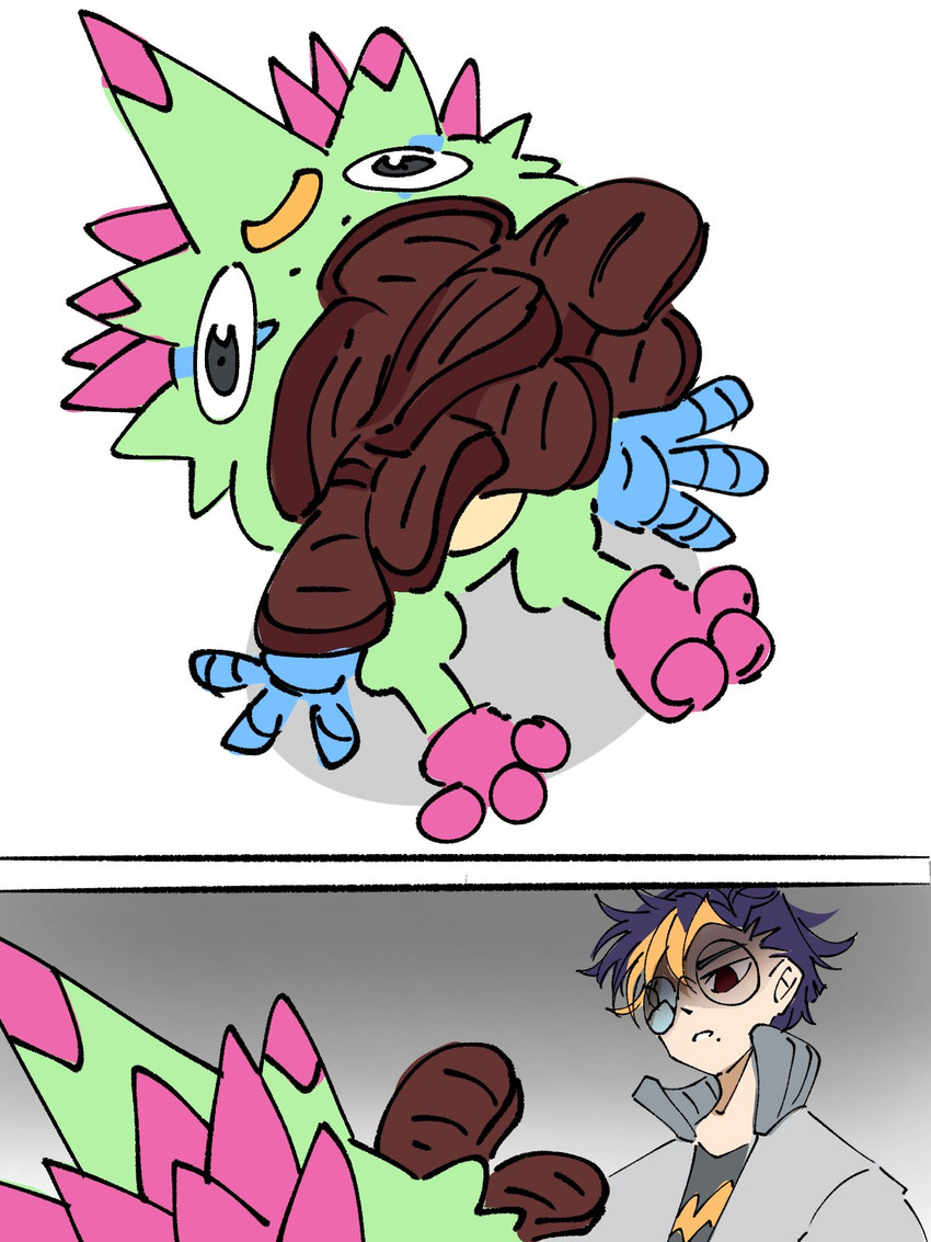 tomoro tenma (digimon beatbreak and etc) created by icykalico