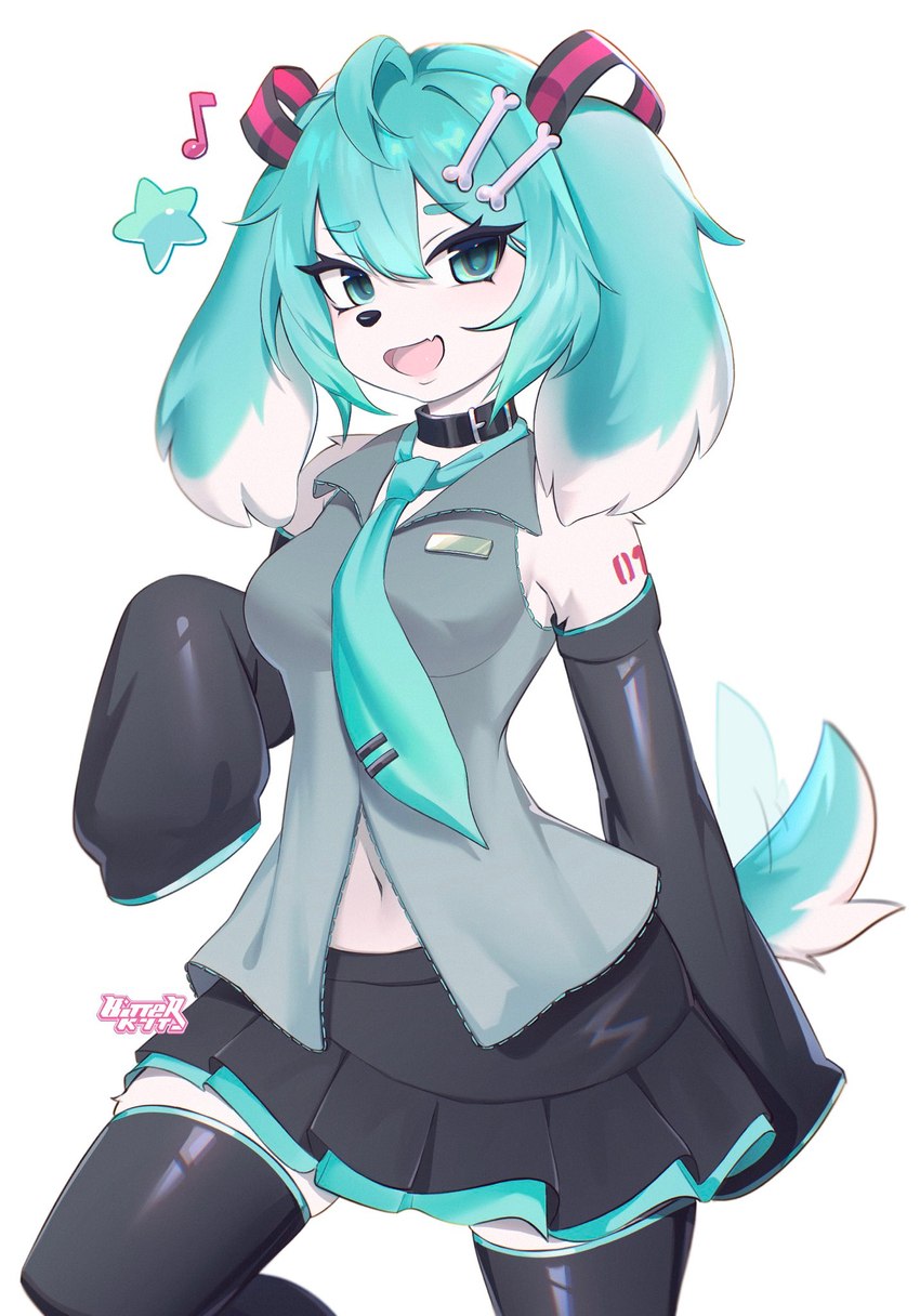 hatsune miku (vocaloid) created by bitterk4t