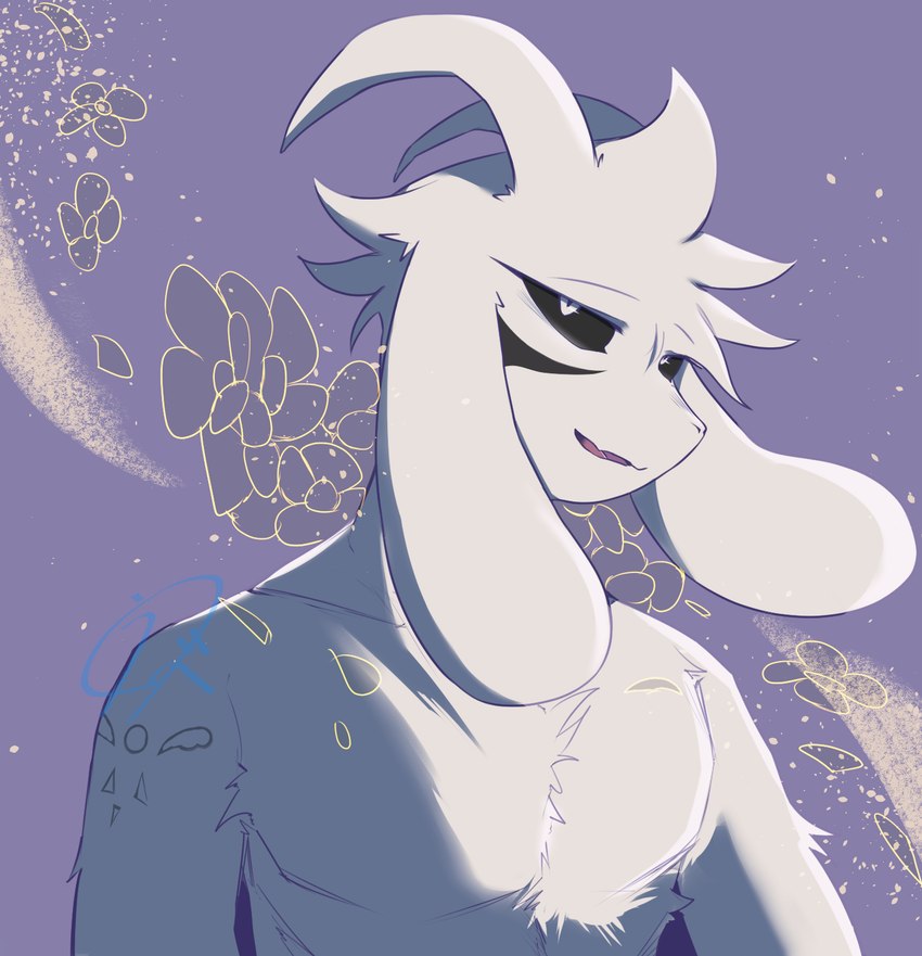 asriel dreemurr (undertale (series) and etc) created by tesran29g