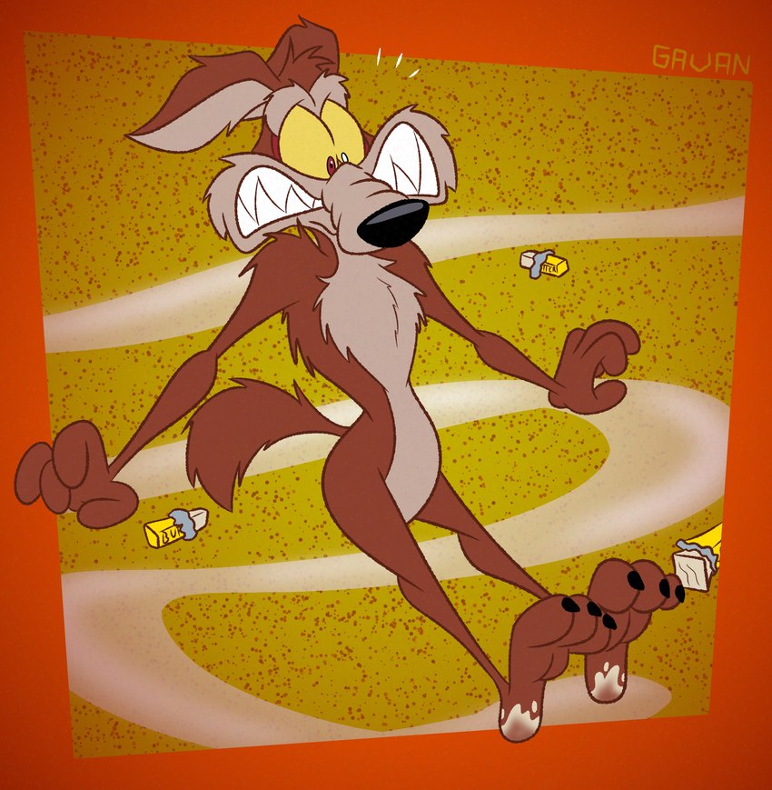 wile e. coyote (warner brothers and etc) created by gavanzude