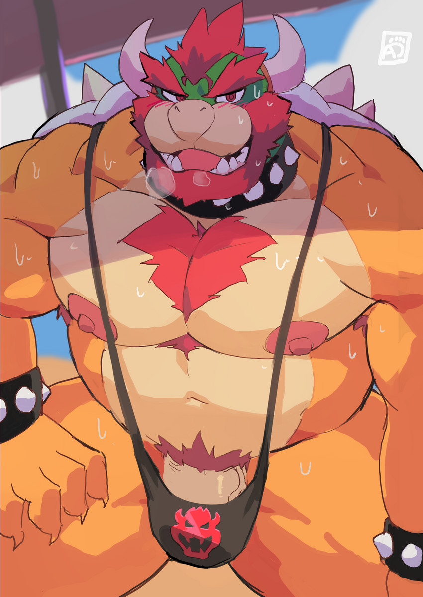 bowser (mario bros and etc) created by ashendawger