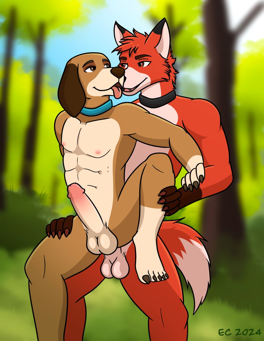 copper and tod (the fox and the hound and etc) created by enlightenedcat