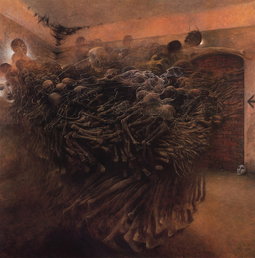 created by zdzislaw beksinski