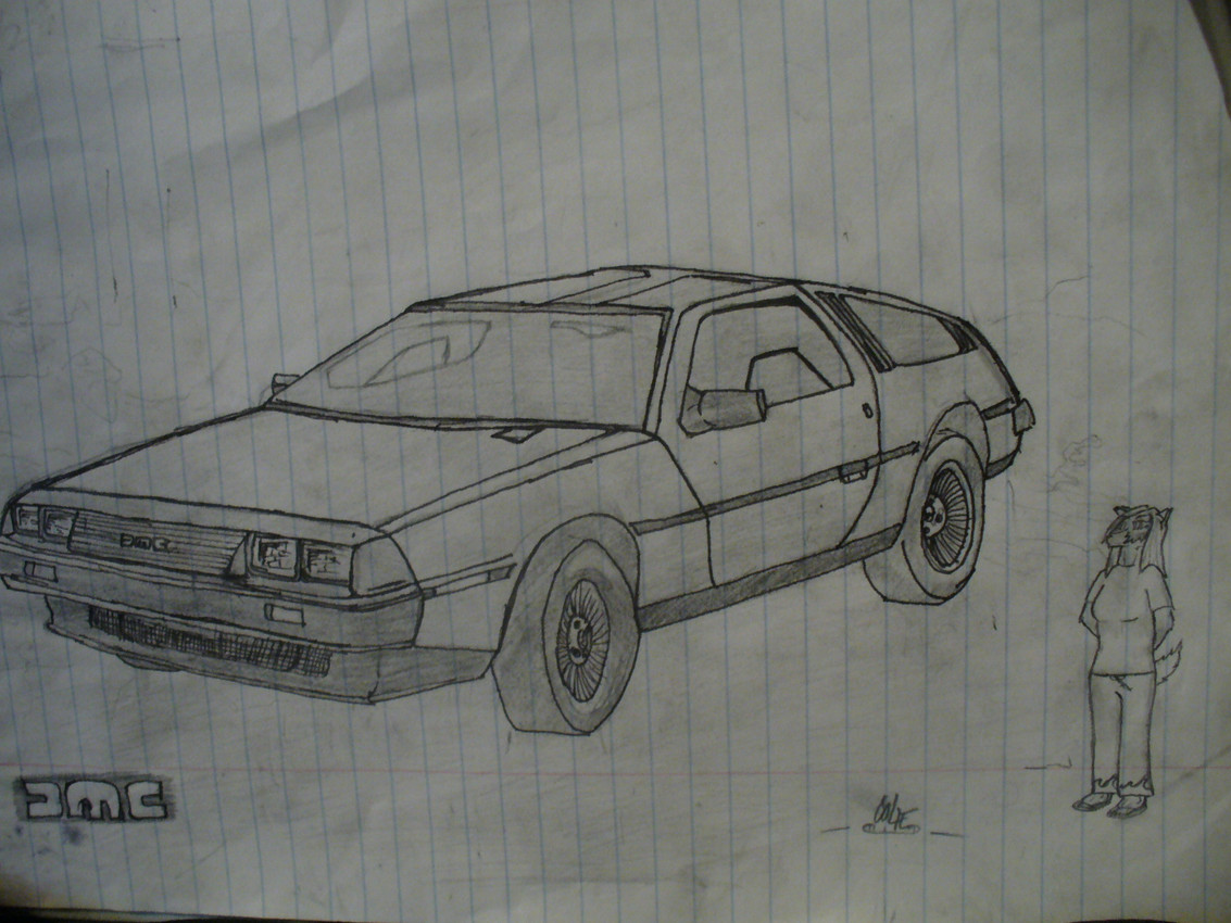 delorean created by oonami