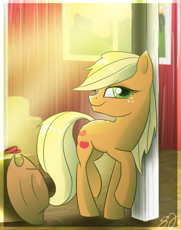 applejack (friendship is magic and etc) created by probablyfakeblonde