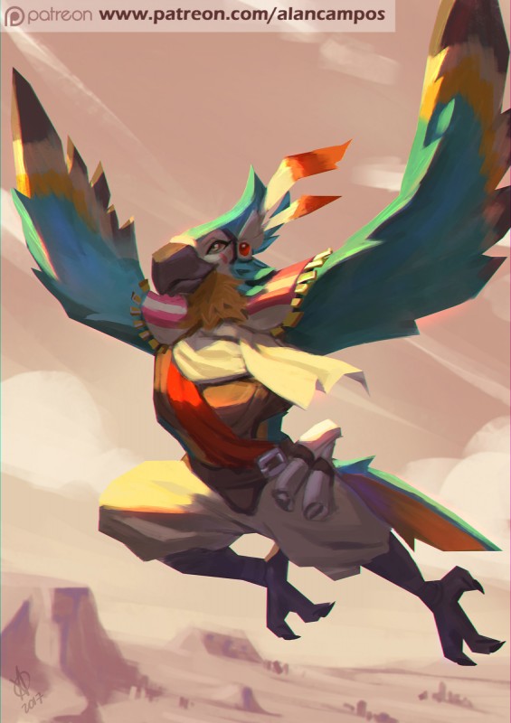 kass (the legend of zelda and etc) created by alanscampos