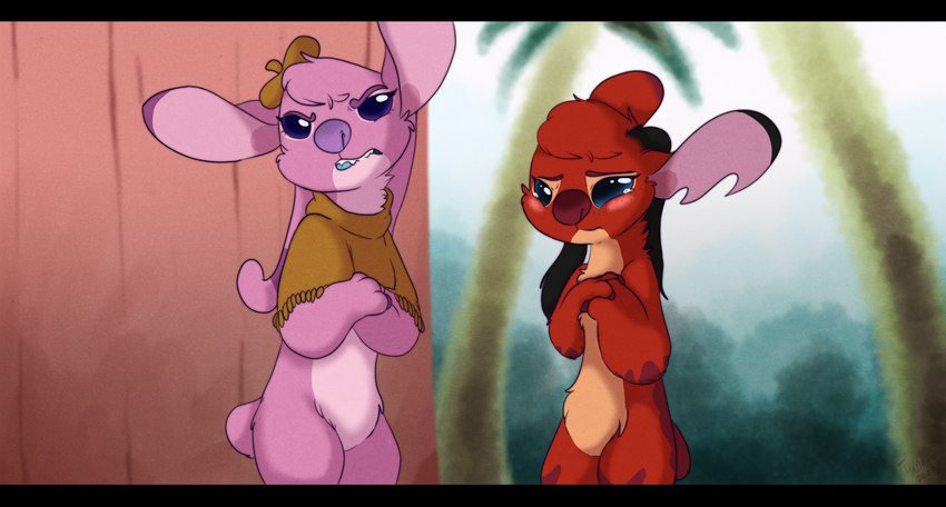 angel, fan character, and lyra (lilo and stitch and etc) created by strayva