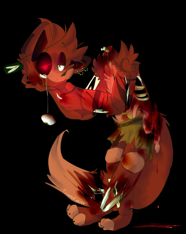 foxy (five nights at freddy's and etc) created by caramelcraze