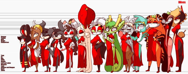 miantiao, binggan, qingjiu, xingyun, lajiao, and etc (xingzuo temple and etc) created by diives