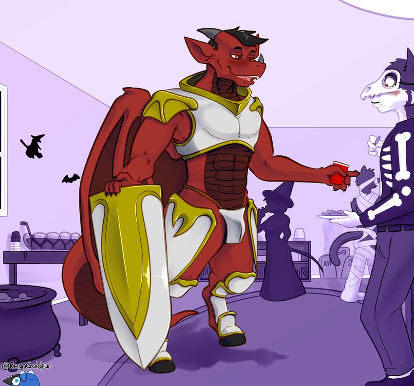 background character and xetem ilekex (halloween and etc) created by reyn goldfur