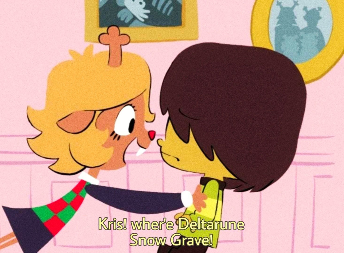 kris dreemurr and noelle holiday (foster's home for imaginary friends and etc) created by kaprettino