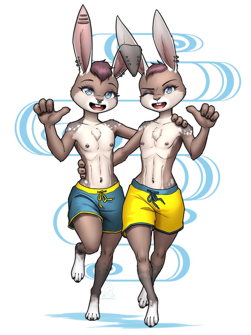 carys, cerys, and fan character (male swimwear challenge and etc) created by mykegreywolf