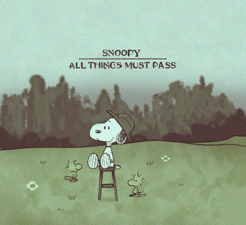 snoopy and woodstock (peanuts (comic) and etc) created by datbx