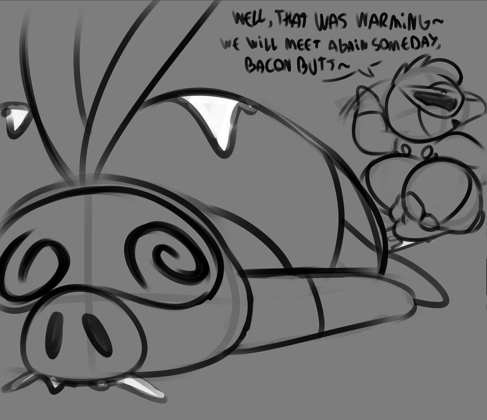 axel the tepig, bacon butt, draquil, and flames-flare (nintendo and etc) created by henrique rick