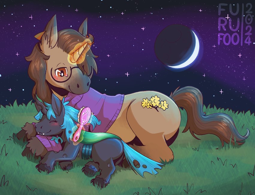 anon filly and changeling anon filly (friendship is magic and etc) created by furufoo