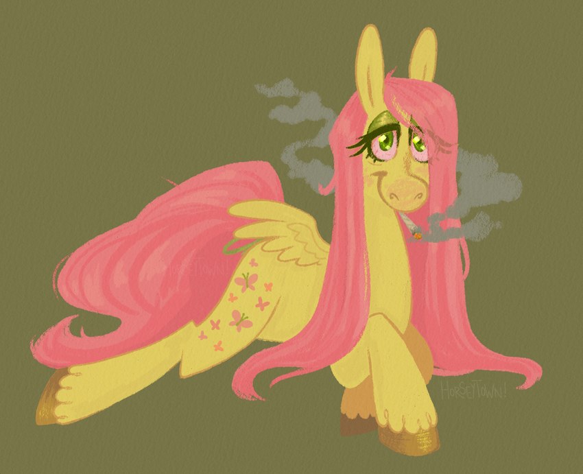 fluttershy (friendship is magic and etc) created by greengrizz