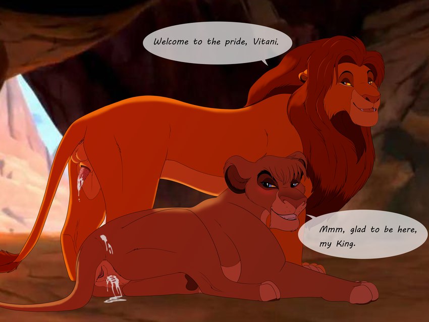 simba and vitani (the lion king and etc) created by backlash91