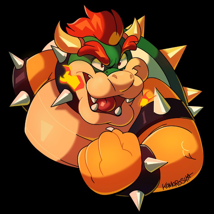 bowser (mario bros and etc) created by komoroshi (artist)