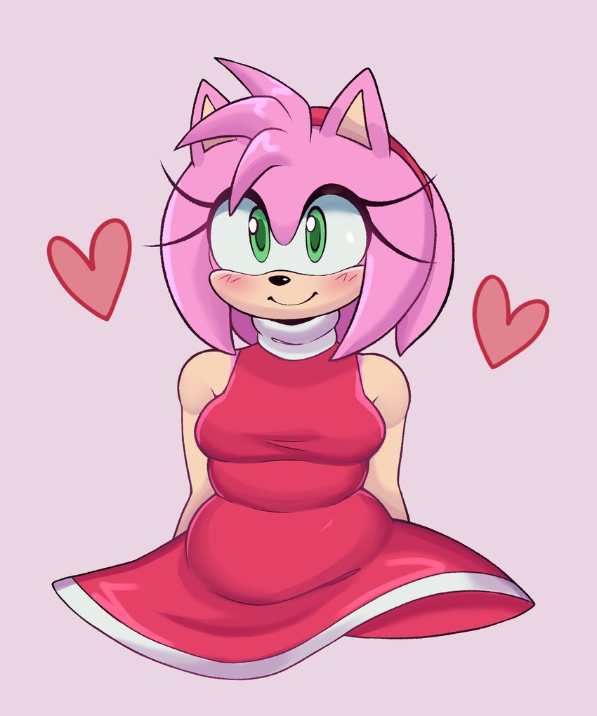 amy rose (sonic the hedgehog (series) and etc) created by annoyingcatenby