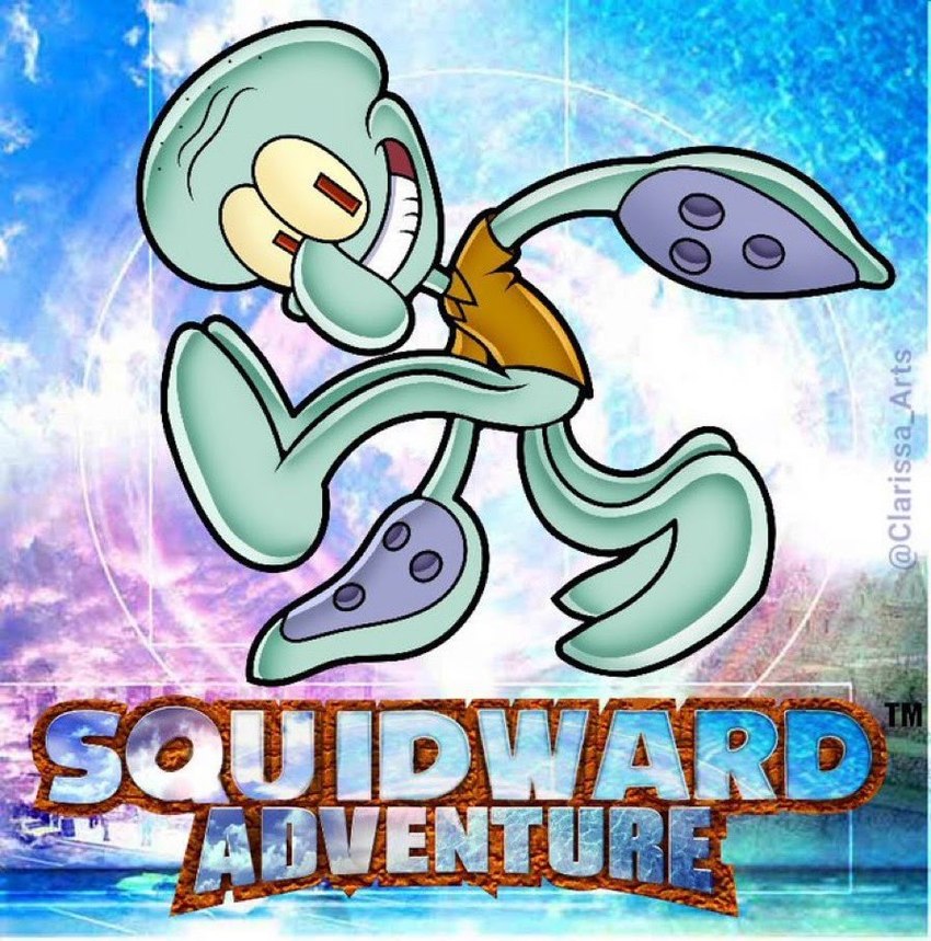 squidward tentacles (sonic the hedgehog (series) and etc) created by clarissa arts