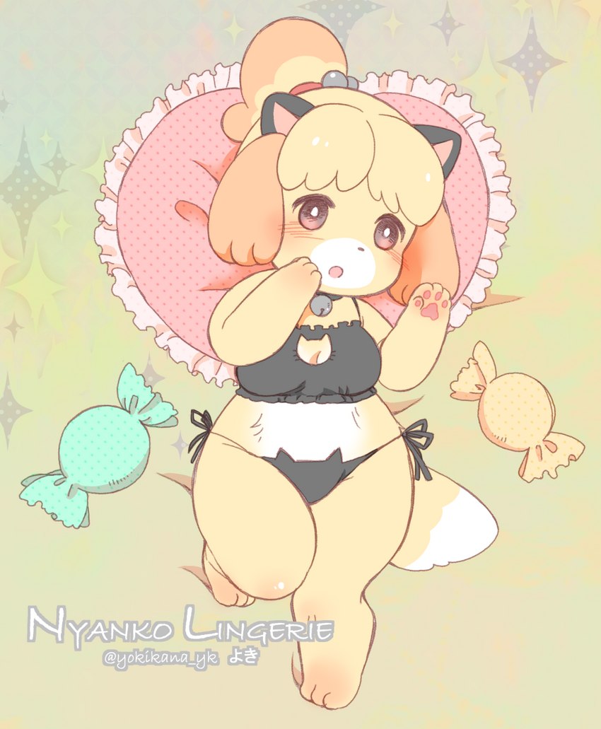 isabelle (animal crossing and etc) created by yokikana yk