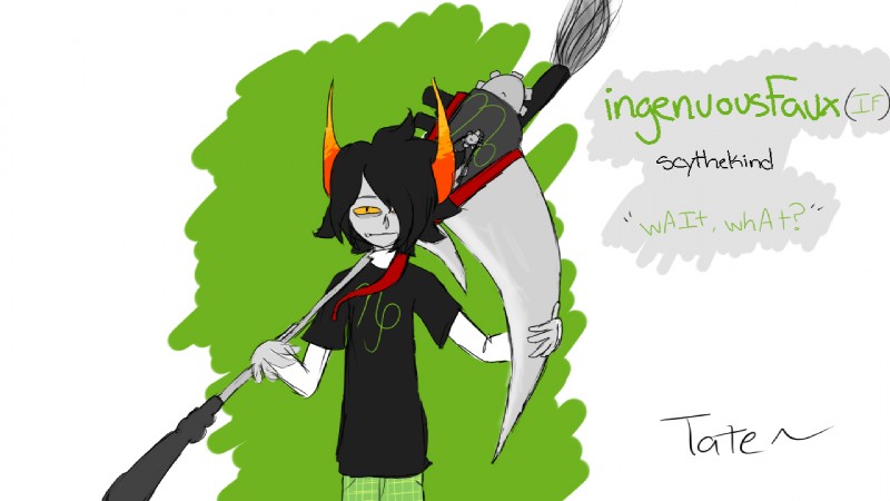 ingenuousfaux and tate randall (ms paint adventures and etc) created by itate