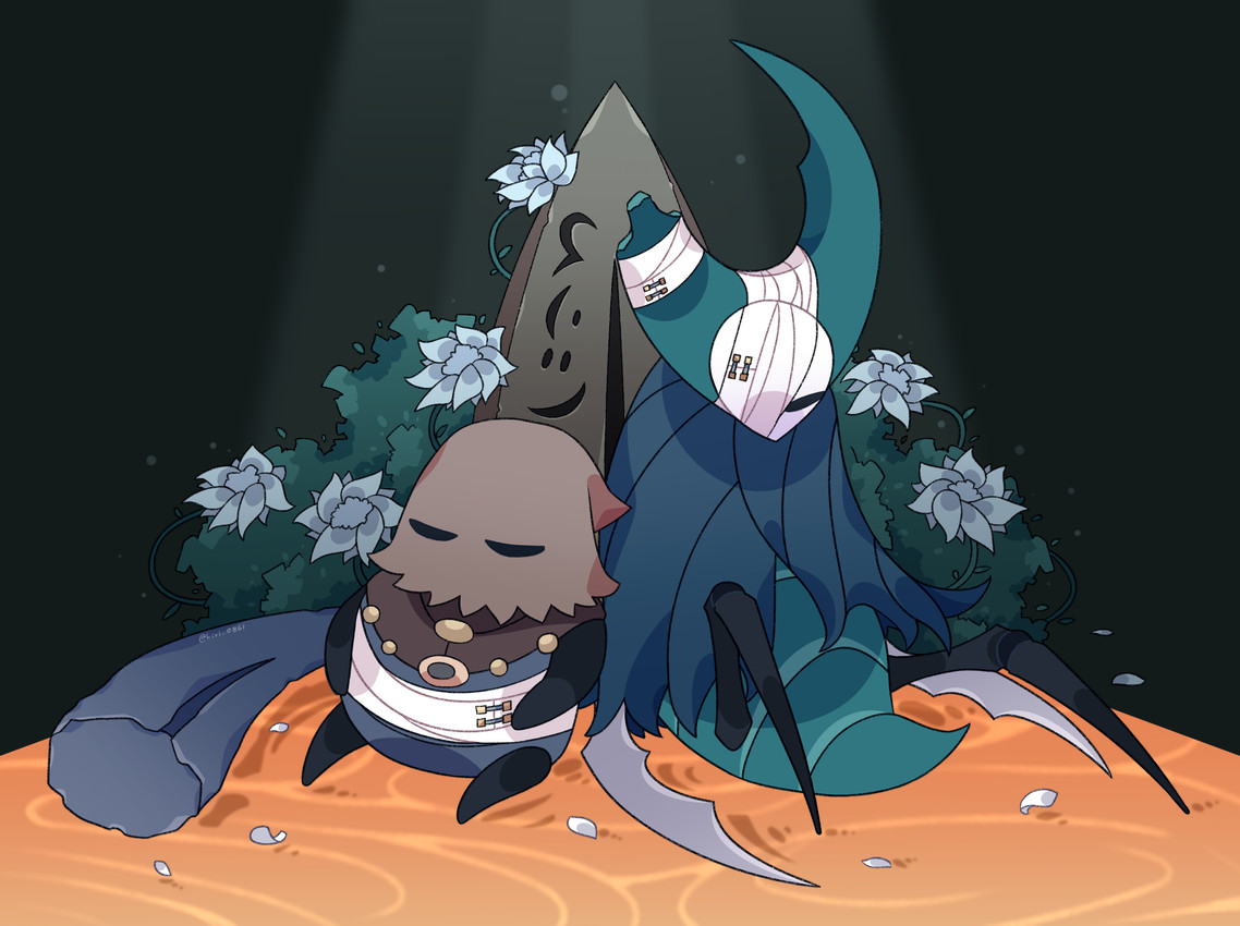 cloth and traitor lord (hollow knight (franchise) and etc) created by kiri 0861